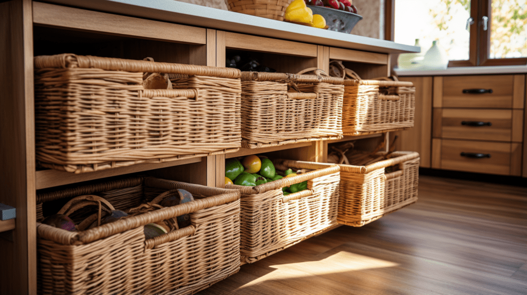 how to use wicker basket in kitchen, as drawers wicker basket kitchen and more, blog by theinteriorcouture