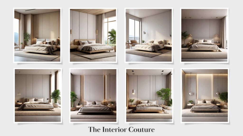 Minimalist bedroom Interior Design, Minimilism by the interior couture