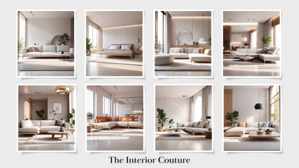 Minimalist living room Interior Design, Minimilism by the interior couture