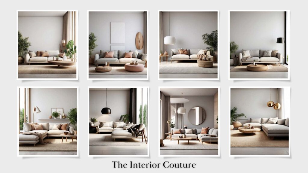 Minimalist living room Interior Design, Minimilism by the interior couture